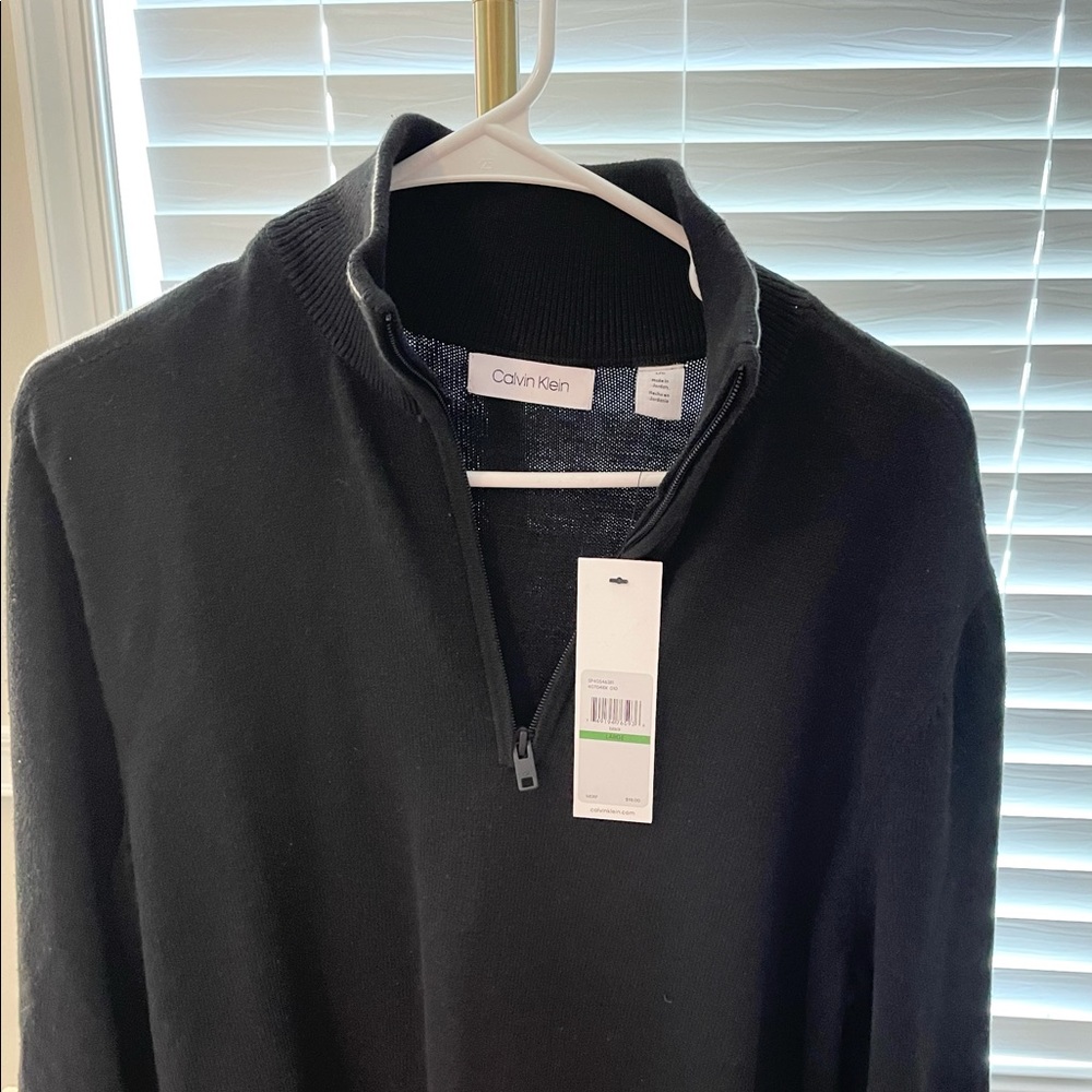 Men’s black Calvin Klein sweater